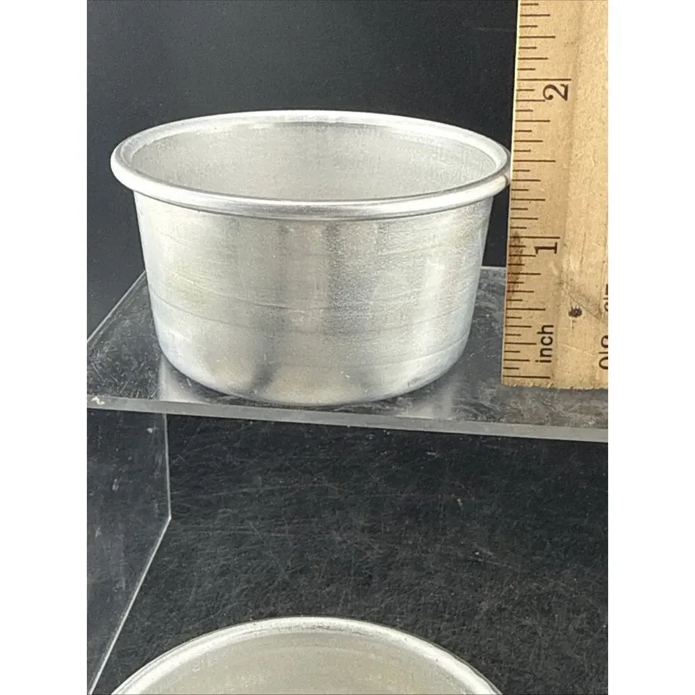 7 Vtg West Bend Co Aluminum Baking Cups Mini Cake Pans Muffin Tins Made in USA